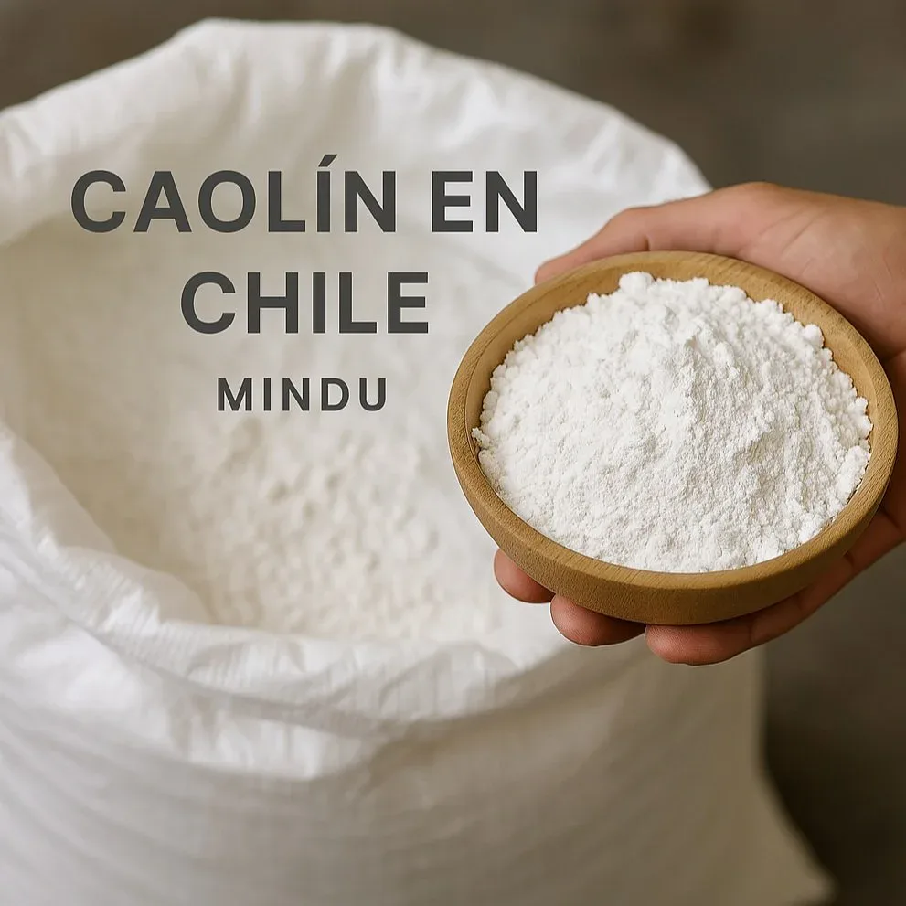 Caolín en Chile de alta pureza producido por MINDU