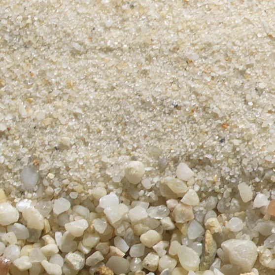 Arenas de cuarzo cristalinas de alta silice